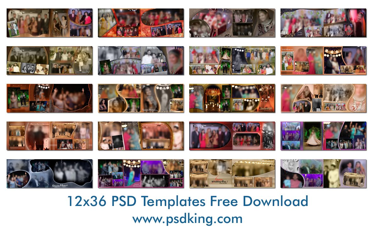 12x36 PSD Templates Free Download