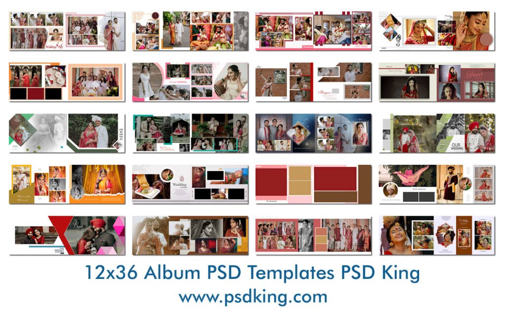 12x36 Album PSD Templates PSD King