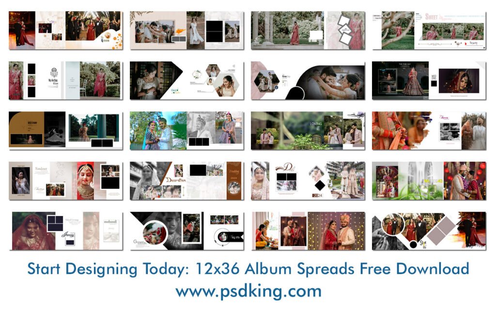 12x36 Album Spreads Free Download