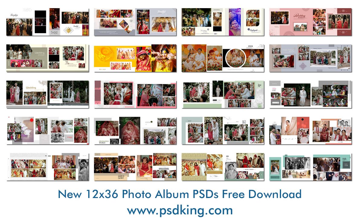 New 12x36 Photo Album PSD