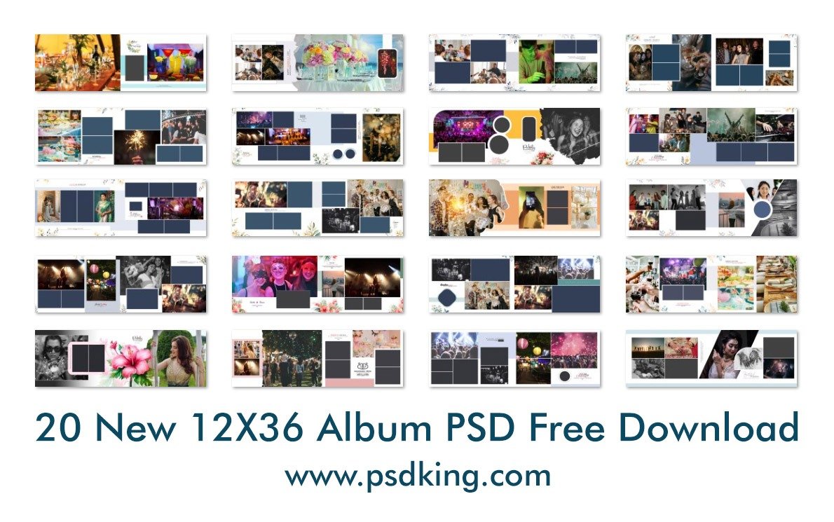 12X36 Album PSD Free Download