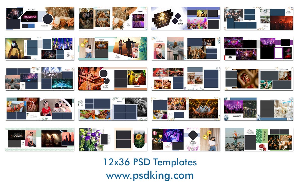 12x36 PSD Templates