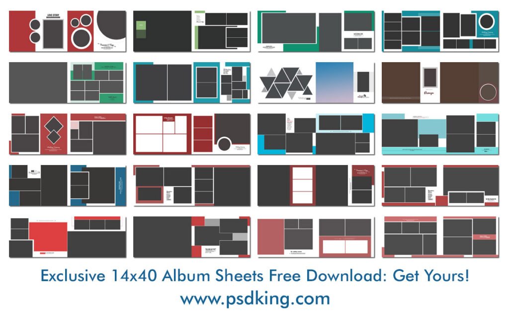 Exclusive 14x40 Album Sheets Free Download
