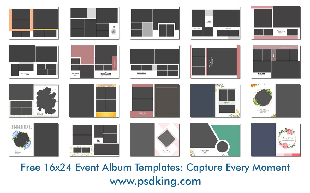 Free 16x24 Event Album Templates: Capture Every Moment