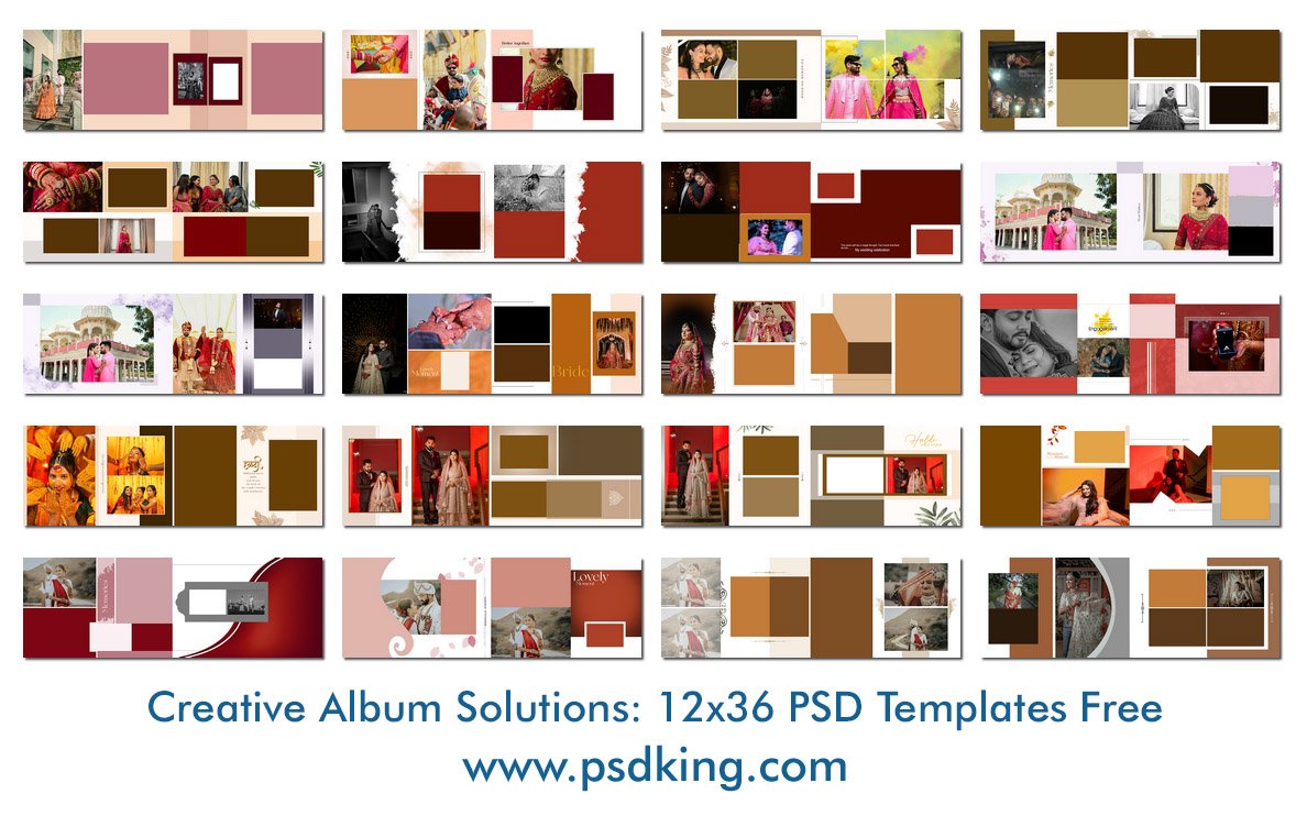 12x36 PSD Templates Free