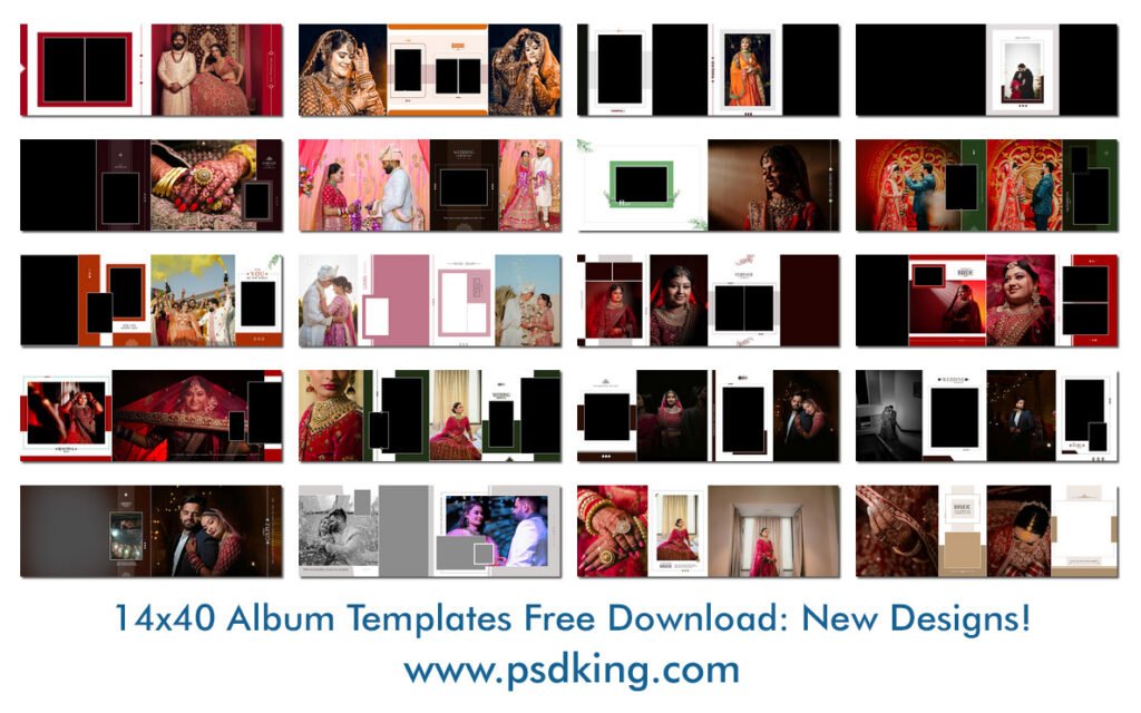 14x40 Album Templates Free Download