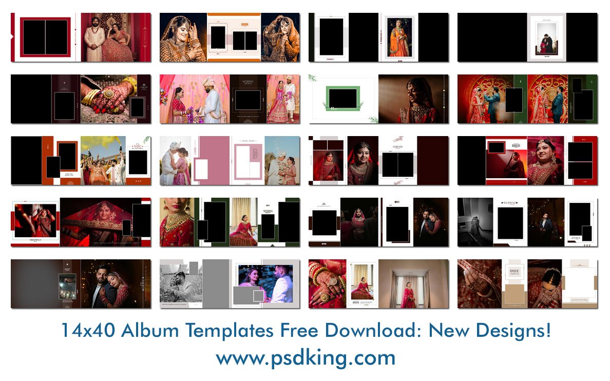 14x40 Album Templates Free Download