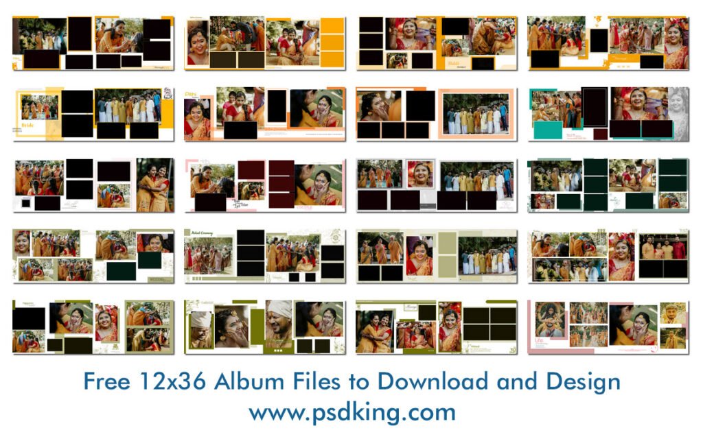 12x36 Album Files to Download and Design