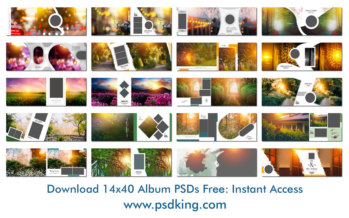 Download 14x40 Album PSD