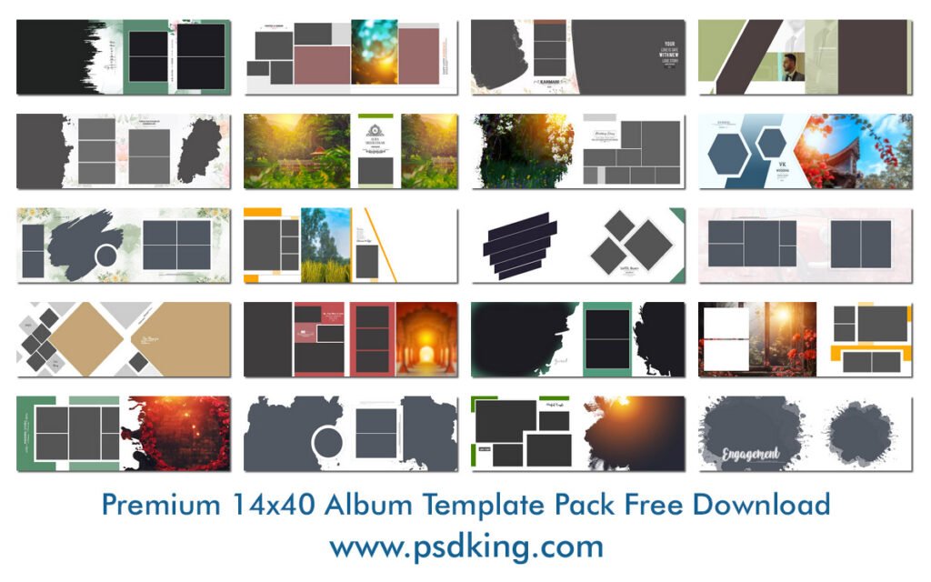 Premium 14x40 Album Template