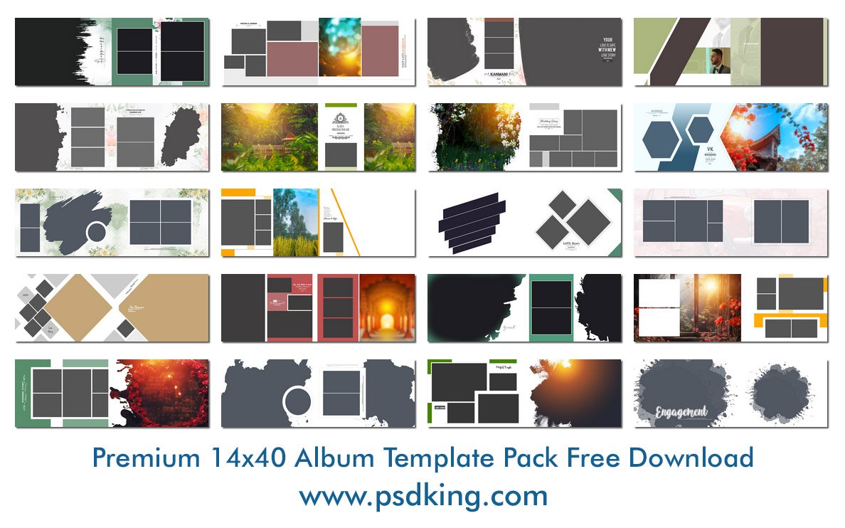 Premium 14x40 Album Template