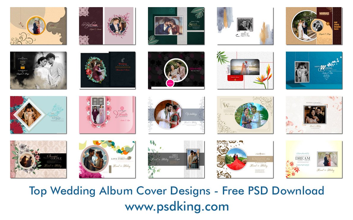 Wedding Album Cover Designs