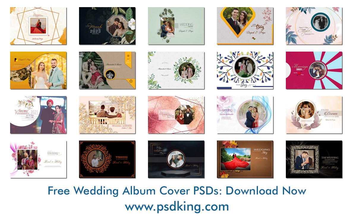 Free Wedding Album Cover