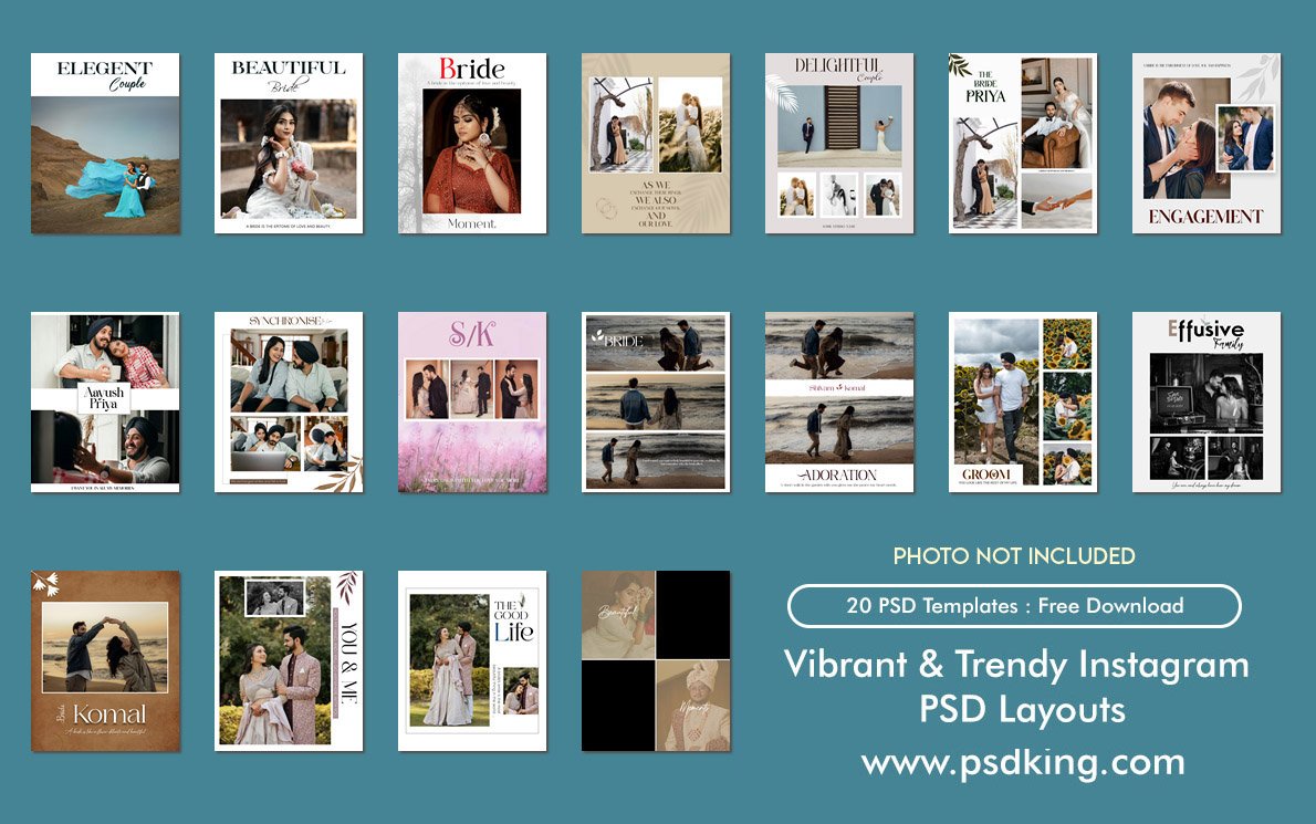 Instagram PSD Templates