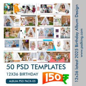 Birthday Album PSD