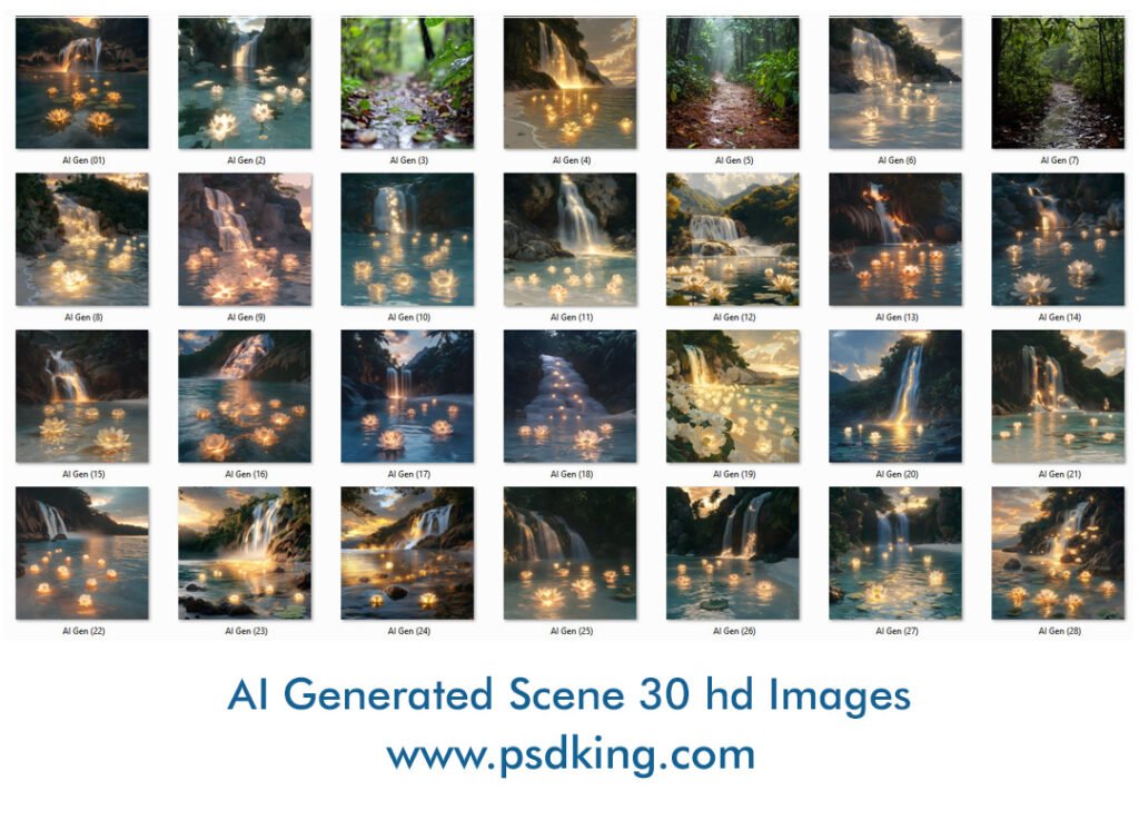 AI Generated Backdrops