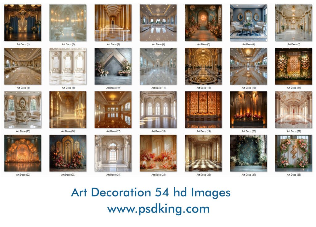 Art Deco High Resolution Backdrop
