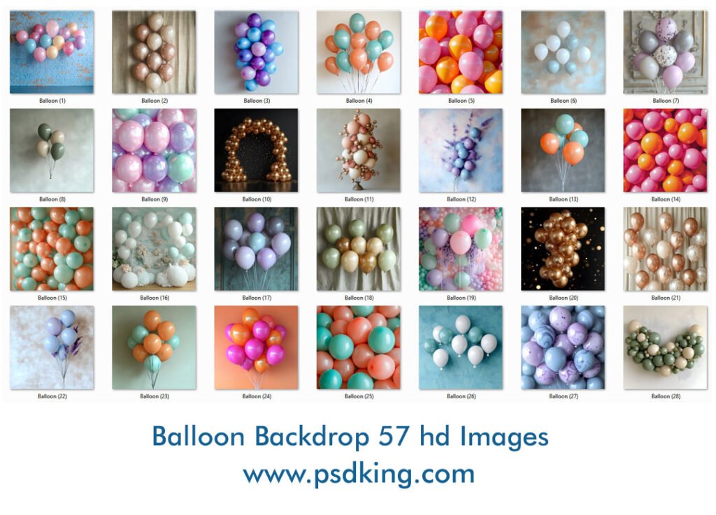 Balloon High Resolution Backdrop