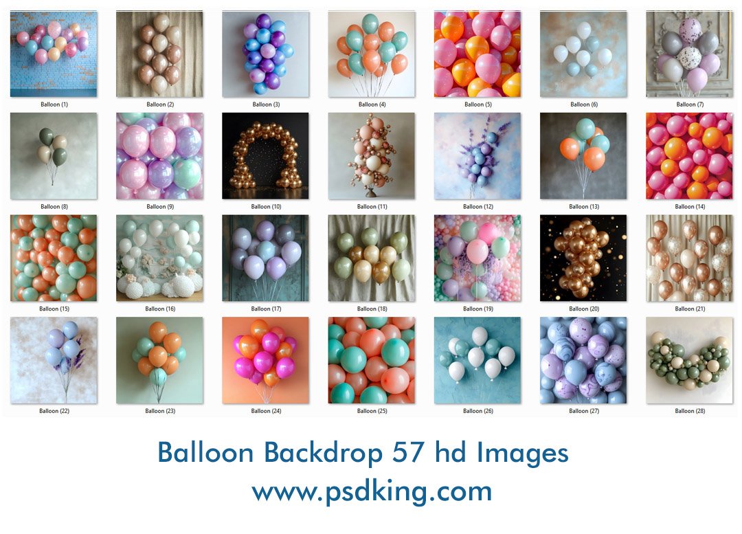 Balloon High Resolution Backdrop