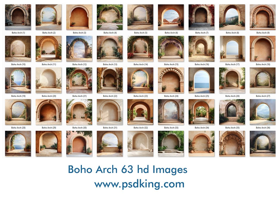Boho Arch Backdrop
