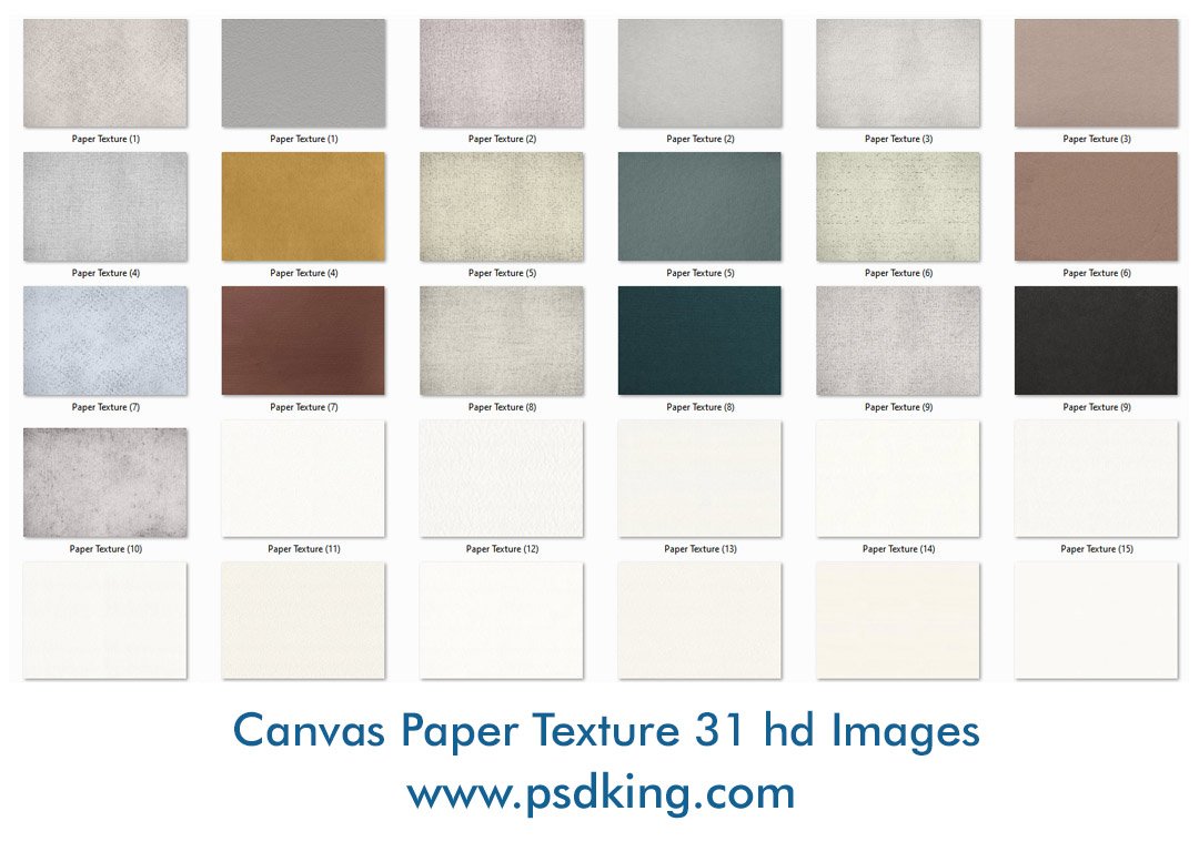 Canvas Paper Texture Backdrop