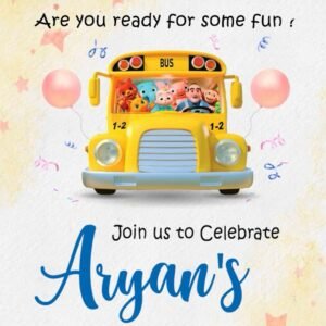 Baby Boy Birthday Invitation EH-231