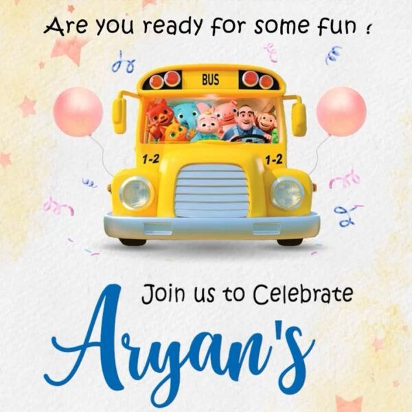 Baby Boy Birthday Invitation EH-231