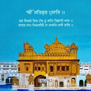 Sikh Wedding Invitation template EH-242