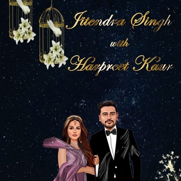Sikh Wedding Invitation EH-249