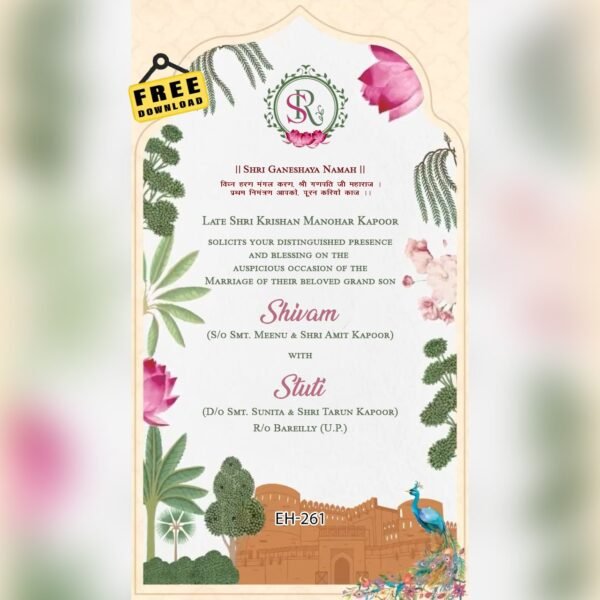 Wedding Invitation eh-261