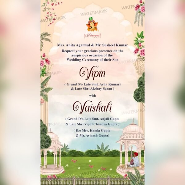 Wedding Invitation EH-279 - Image 3