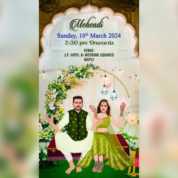 Wedding Invitation EH-279 - Image 4