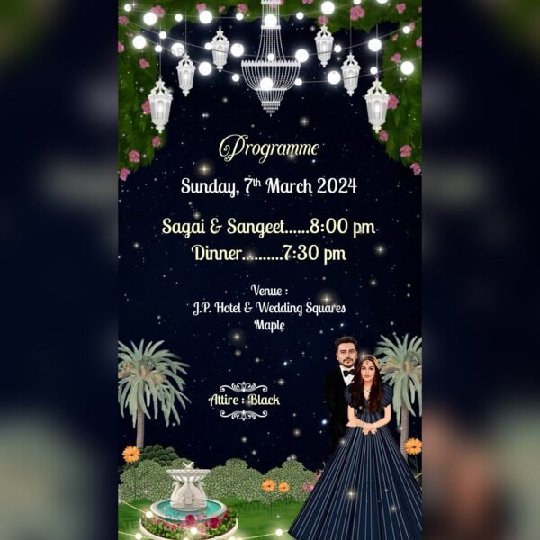 Wedding Invitation EH-279 - Image 5