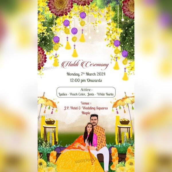 Wedding Invitation EH-279 - Image 6