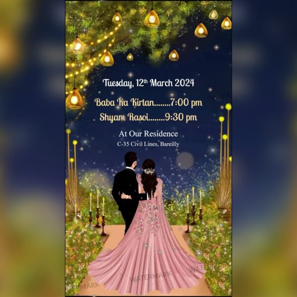 Wedding Invitation EH-279 - Image 8