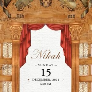 Muslim Wedding Invitation EH-352