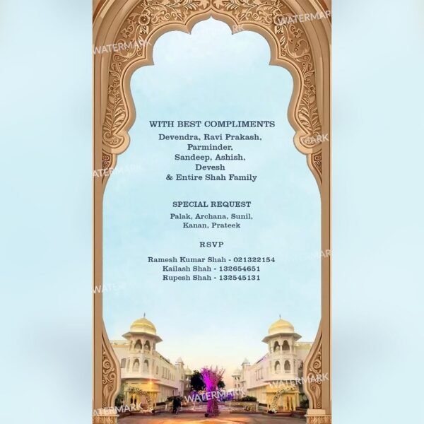 Wedding Invitation EH-370 - Image 7