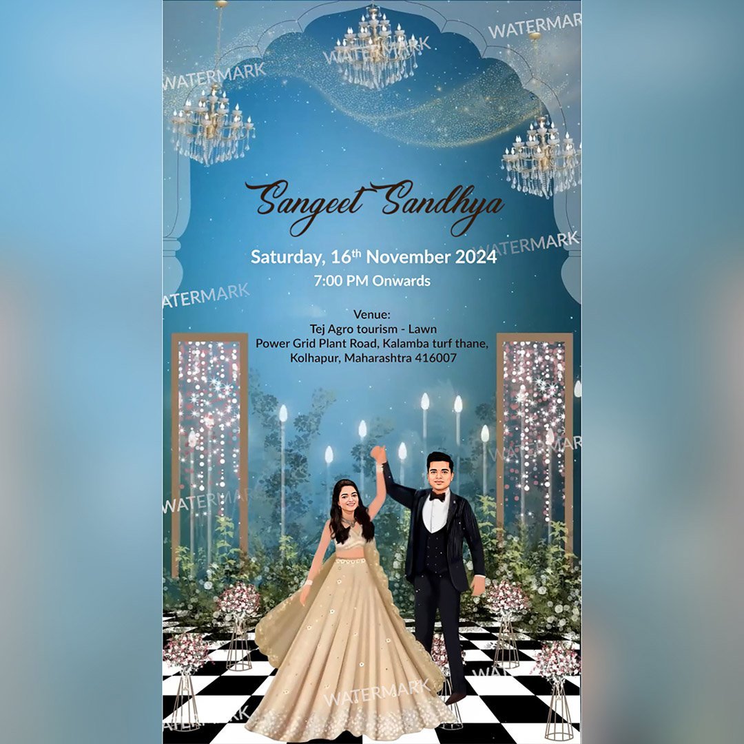 Maharashtrian Wedding Invitation EH-378 - Image 5