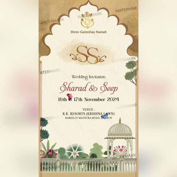 Wedding Invitation EH-383 - Image 3