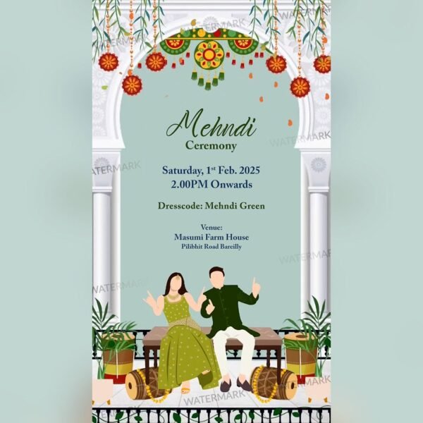 Wedding Invitation EH-389 - Image 4