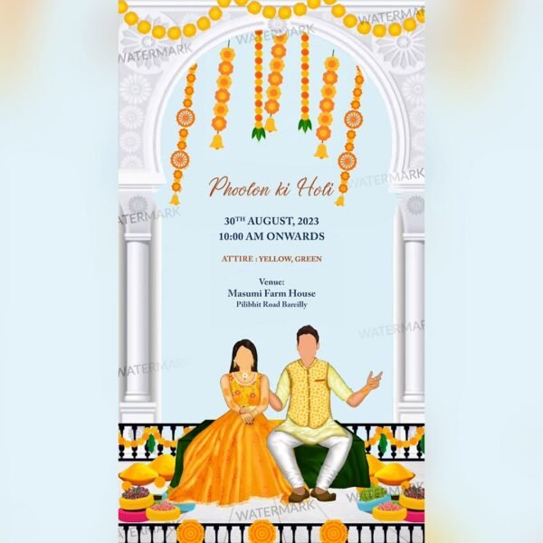 Wedding Invitation EH-389 - Image 5