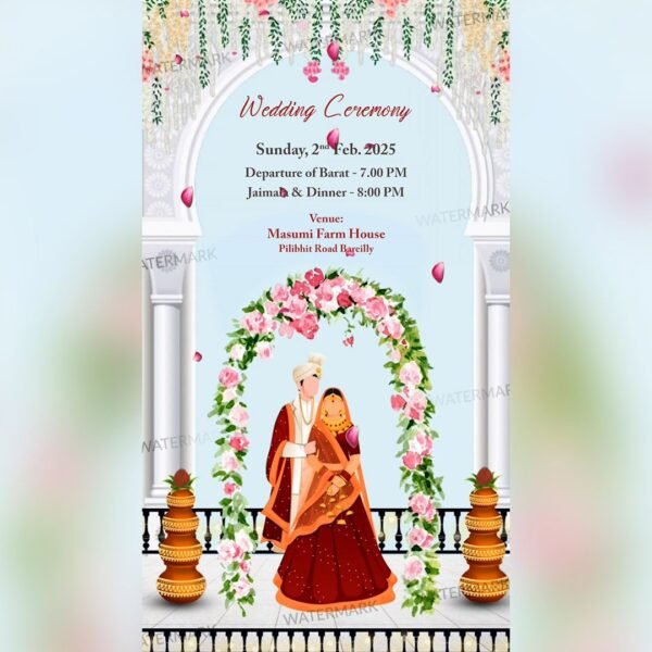 Wedding Invitation EH-389 - Image 6