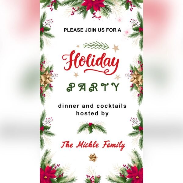 Christmas Party Invitation EH-399