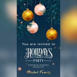 Christmas Party Invitation EH-401