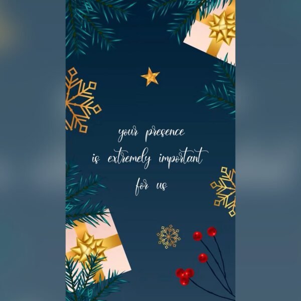 Christmas Party Invitation EH-401 - Image 3