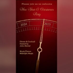 Christmas & New Year Party Invitation EH-402