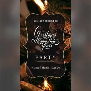 Christmas & New Year Party Invitation EH-403