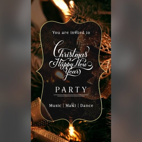 Christmas & New Year Party Invitation EH-403