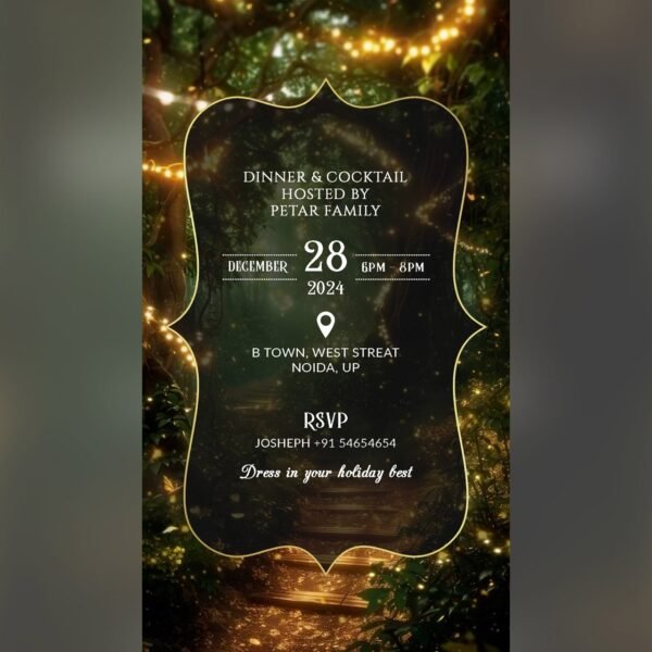 Christmas & New Year Party Invitation EH-403 - Image 3