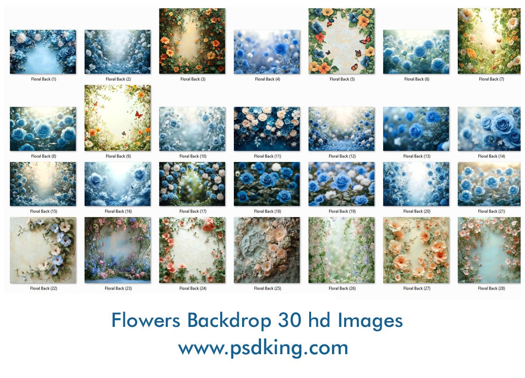 Flowers Backdrop
